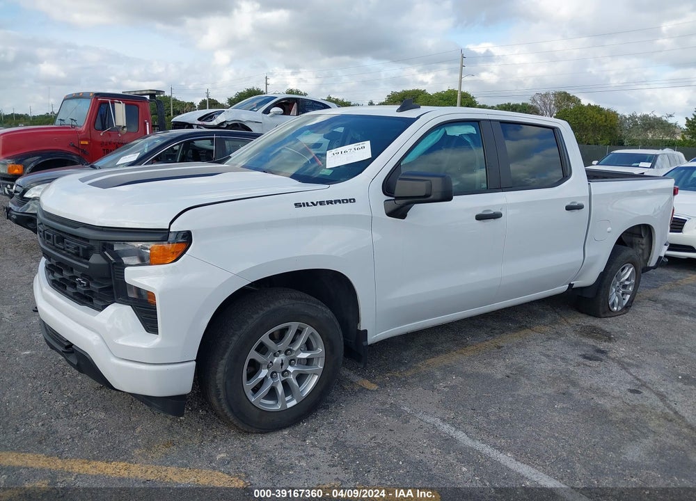 2023 CHEVROLET SILVERADO 1500 2WD SHORT BED CUSTOM VIN: 1GCPABEK6PZ202199