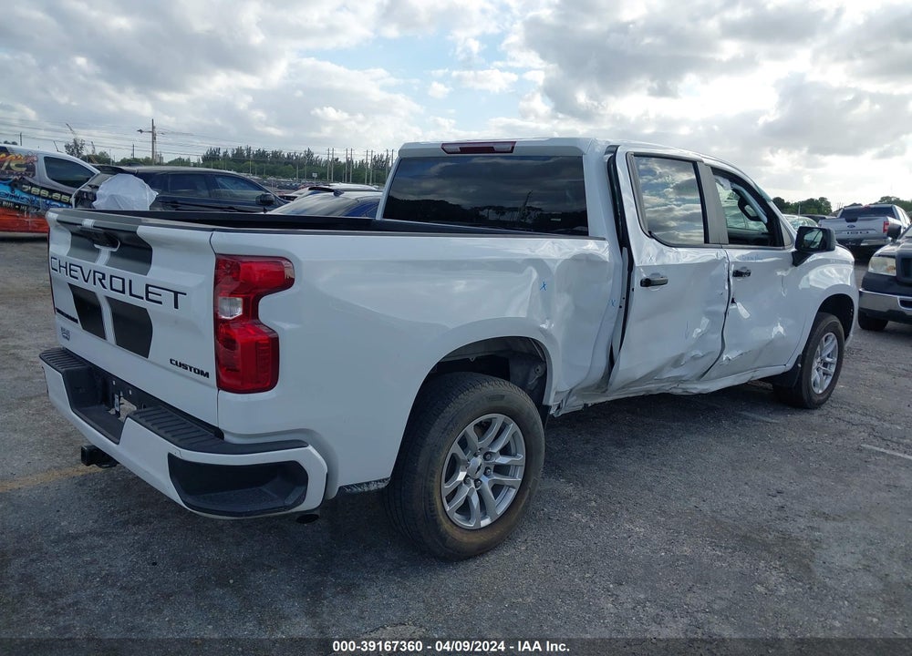 2023 CHEVROLET SILVERADO 1500 2WD SHORT BED CUSTOM VIN: 1GCPABEK6PZ202199