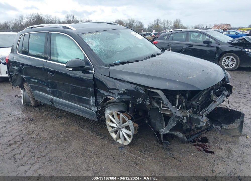 2017 VOLKSWAGEN TIGUAN 2.0T WOLFSBURG EDITION VIN: WVGSV7AX8HK007465