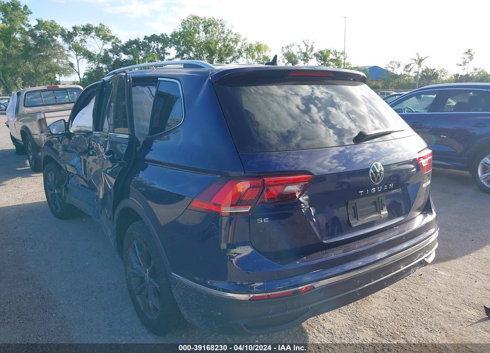 2022 VOLKSWAGEN TIGUAN 2.0T SE VIN: 3VV3B7AX7NM166968