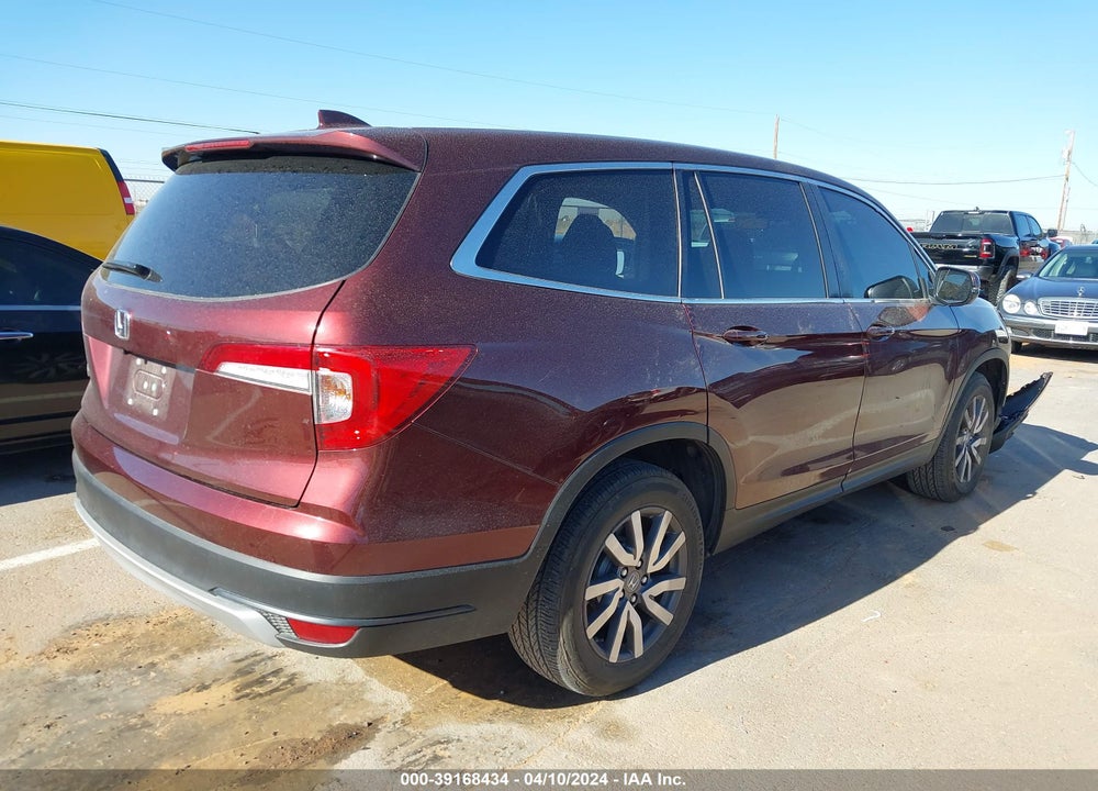 2021 HONDA PILOT 2WD EX-L VIN: 5FNYF5H55MB037891