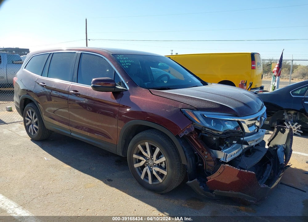 2021 HONDA PILOT 2WD EX-L VIN: 5FNYF5H55MB037891