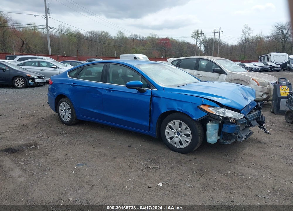 2019 FORD FUSION S VIN: 3FA6P0G79KR249401