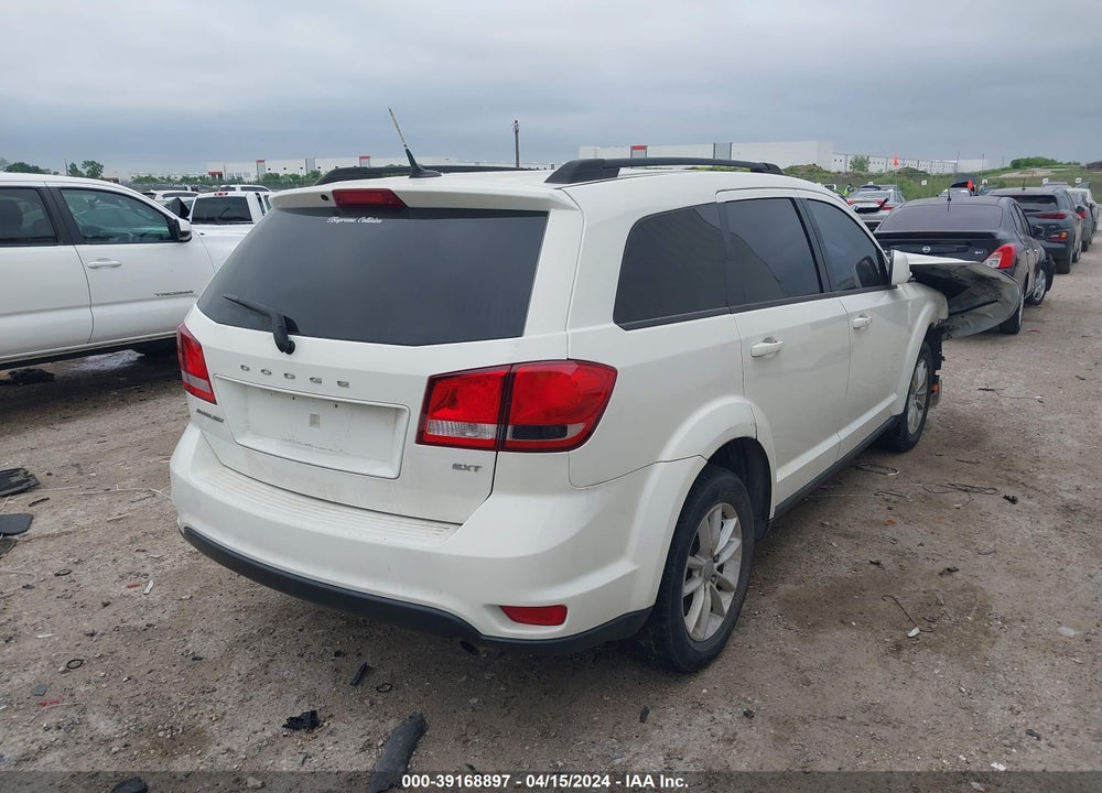 2016 DODGE JOURNEY SXT VIN: 3C4PDCBBXGT164517