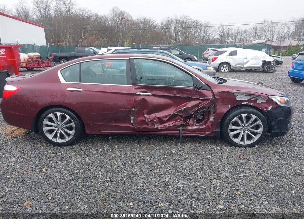 2014 HONDA ACCORD SPORT VIN: 1HGCR2F58EA011364