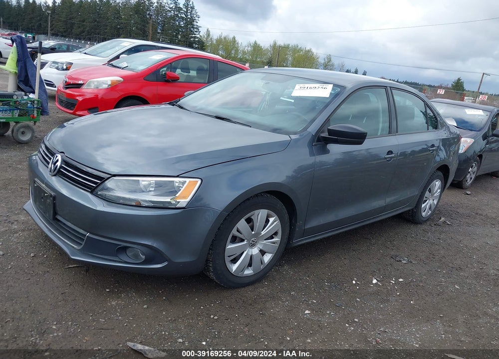 2012 VOLKSWAGEN JETTA 2.0L S VIN: 3VW1K7AJ3CM352826