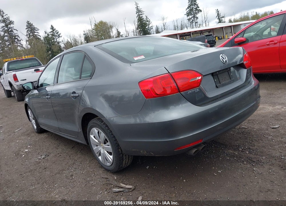 2012 VOLKSWAGEN JETTA 2.0L S VIN: 3VW1K7AJ3CM352826