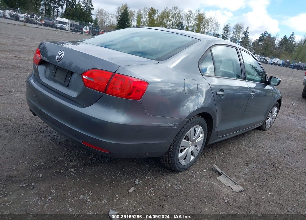 2012 VOLKSWAGEN JETTA 2.0L S VIN: 3VW1K7AJ3CM352826