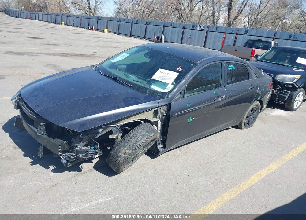 2021 HYUNDAI ELANTRA SEL VIN: 5NPLM4AG0MH006247