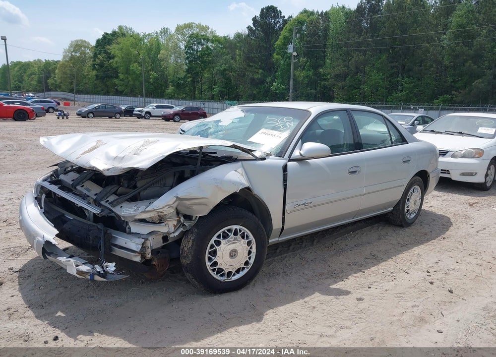 2002 BUICK CENTURY CUSTOM VIN: 2G4WS52J421181257