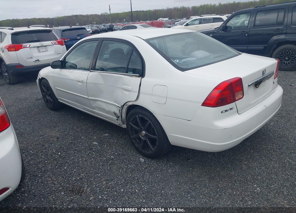 2002 HONDA CIVIC LX VIN: 2HGES16552H551579