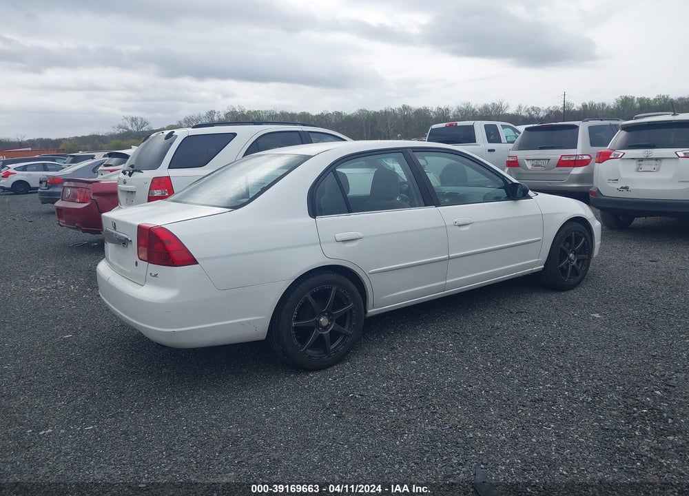 2002 HONDA CIVIC LX VIN: 2HGES16552H551579