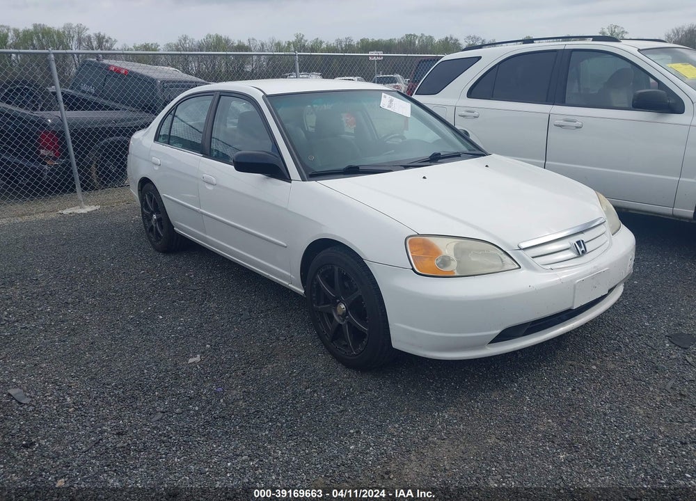 2002 HONDA CIVIC LX VIN: 2HGES16552H551579