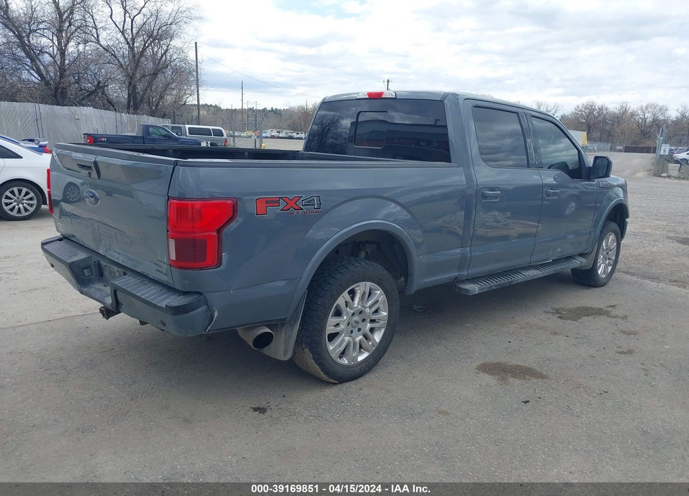 2019 FORD F-150 LARIAT VIN: 1FTFW1E43KKD57190