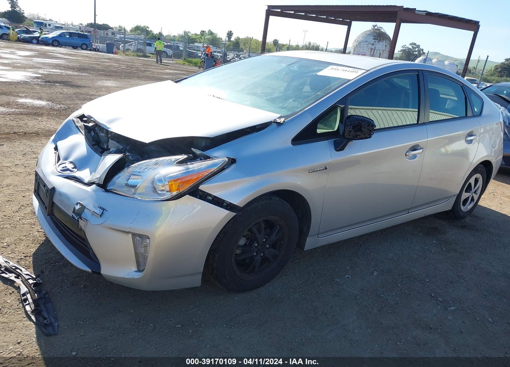 2012 TOYOTA PRIUS TWO VIN: JTDKN3DU8C5456358