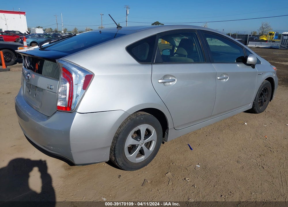 2012 TOYOTA PRIUS TWO VIN: JTDKN3DU8C5456358