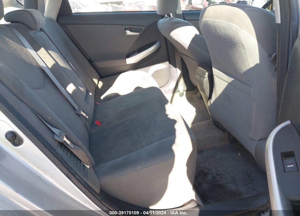 2012 TOYOTA PRIUS TWO VIN: JTDKN3DU8C5456358