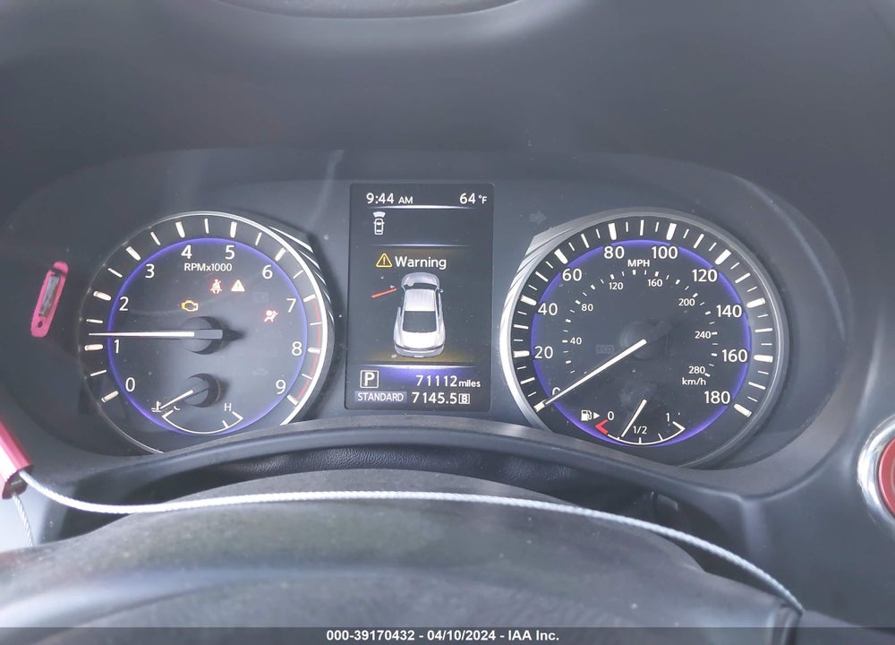 2019 INFINITI Q60 3.0T LUXE VIN: JN1EV7EK7KM231163