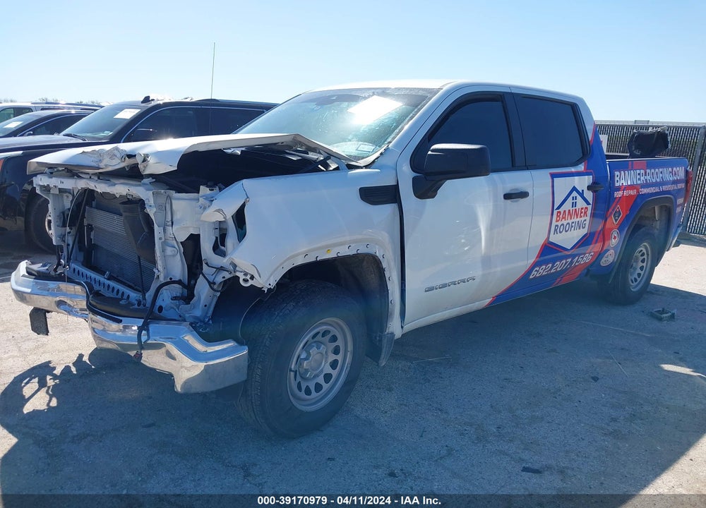2023 GMC SIERRA 1500 2WD SHORT BOX PRO VIN: 3GTPHAED3PG104934