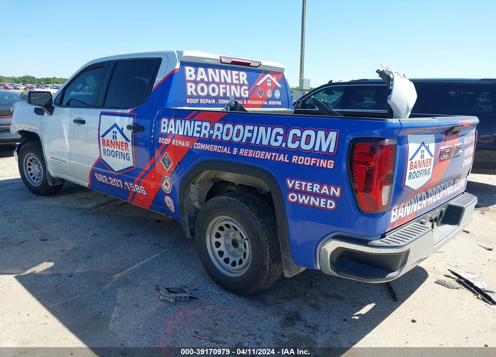 2023 GMC SIERRA 1500 2WD SHORT BOX PRO VIN: 3GTPHAED3PG104934