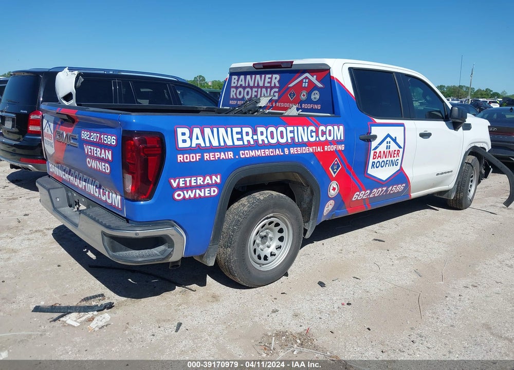 2023 GMC SIERRA 1500 2WD SHORT BOX PRO VIN: 3GTPHAED3PG104934