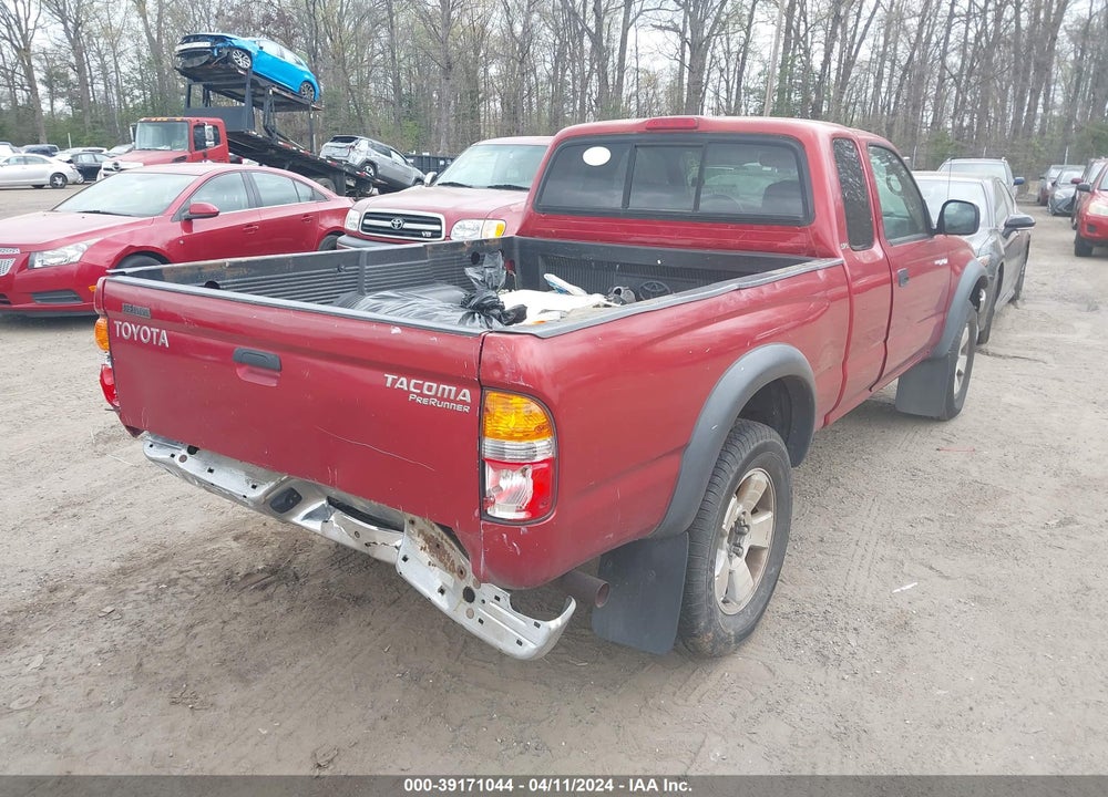 2004 TOYOTA TACOMA PRERUNNER VIN: 5TESM92N34Z401199