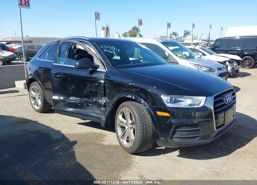 2017 AUDI Q3 2.0T PREMIUM VIN: WA1HCCFS4HR017793