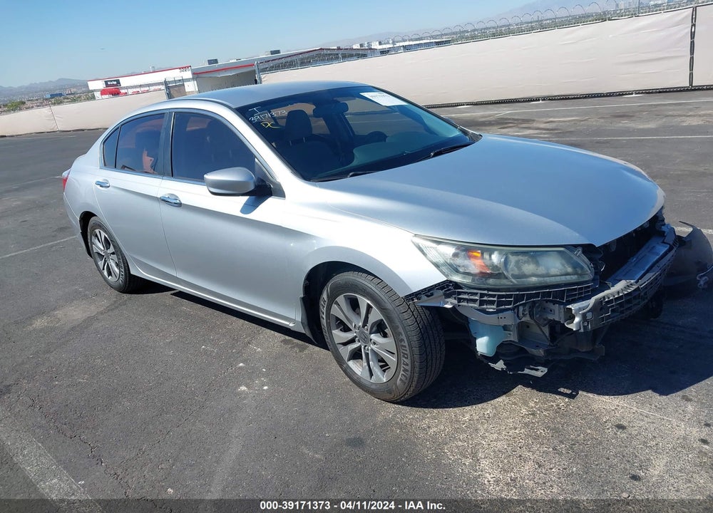 2013 HONDA ACCORD LX VIN: 1HGCR2F39DA263699