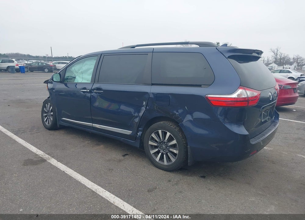 2019 TOYOTA SIENNA XLE 7 PASSENGER VIN: 5TDDZ3DC4KS225700