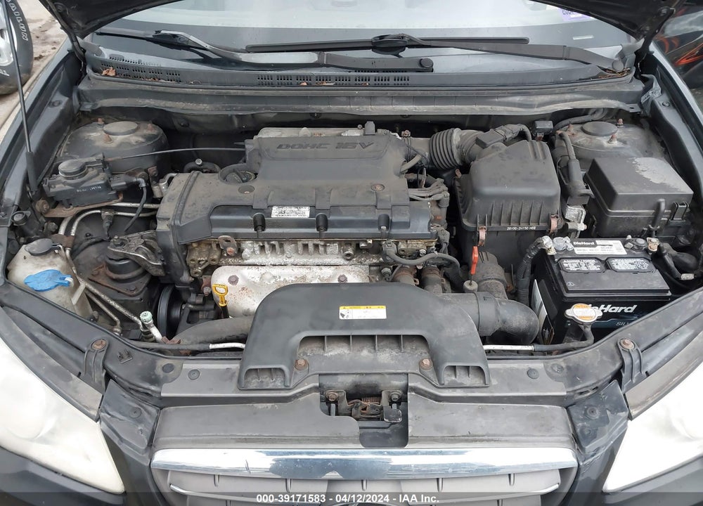 2008 HYUNDAI ELANTRA VIN: KMHDU46D88U551137