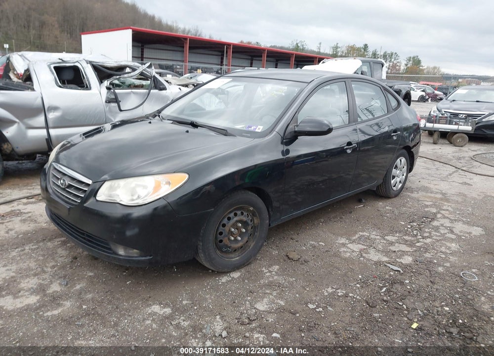 2008 HYUNDAI ELANTRA VIN: KMHDU46D88U551137