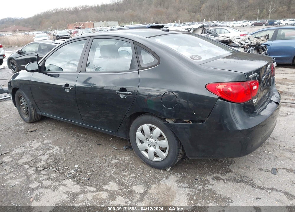 2008 HYUNDAI ELANTRA VIN: KMHDU46D88U551137