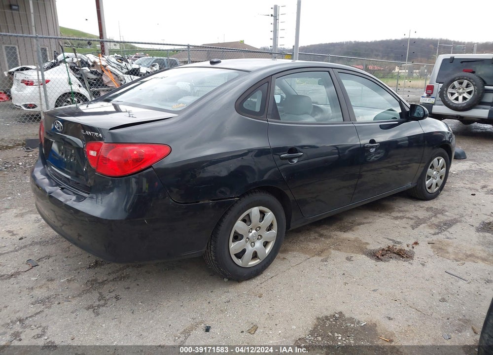 2008 HYUNDAI ELANTRA VIN: KMHDU46D88U551137