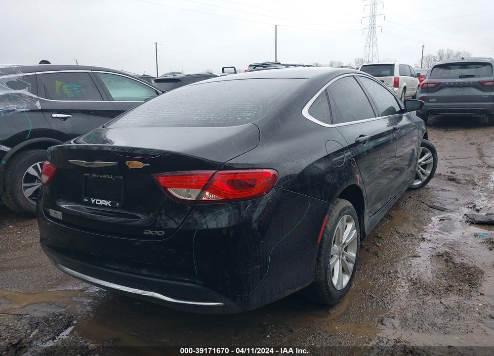 2016 CHRYSLER 200 LIMITED VIN: 1C3CCCAB2GN170349