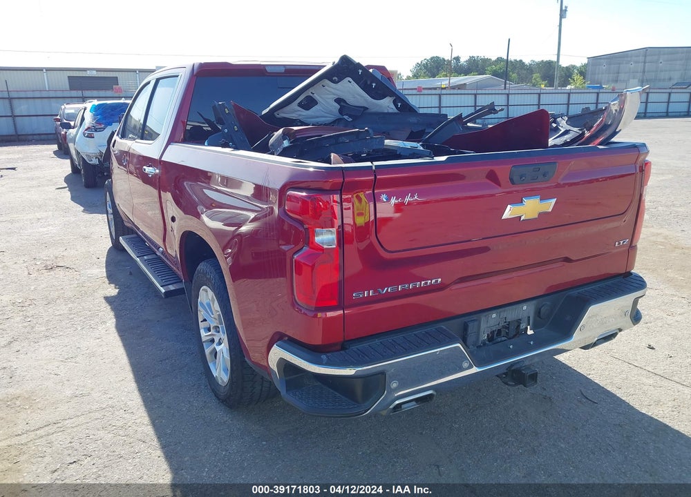 2022 CHEVROLET SILVERADO 1500 4WD SHORT BED LTZ VIN: 3GCUDGED1NG518602