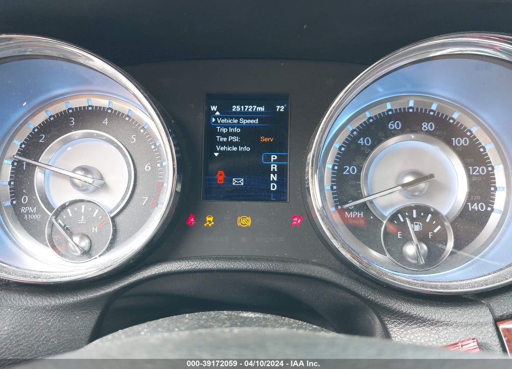 2012 CHRYSLER 300 LIMITED VIN: 2C3CCACG4CH277466