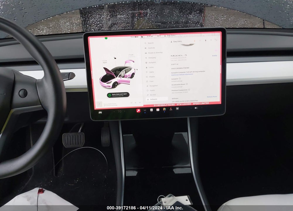 2020 TESLA MODEL 3 LONG RANGE DUAL MOTOR ALL-WHEEL DRIVE VIN: 5YJ3E1EB0LF783180