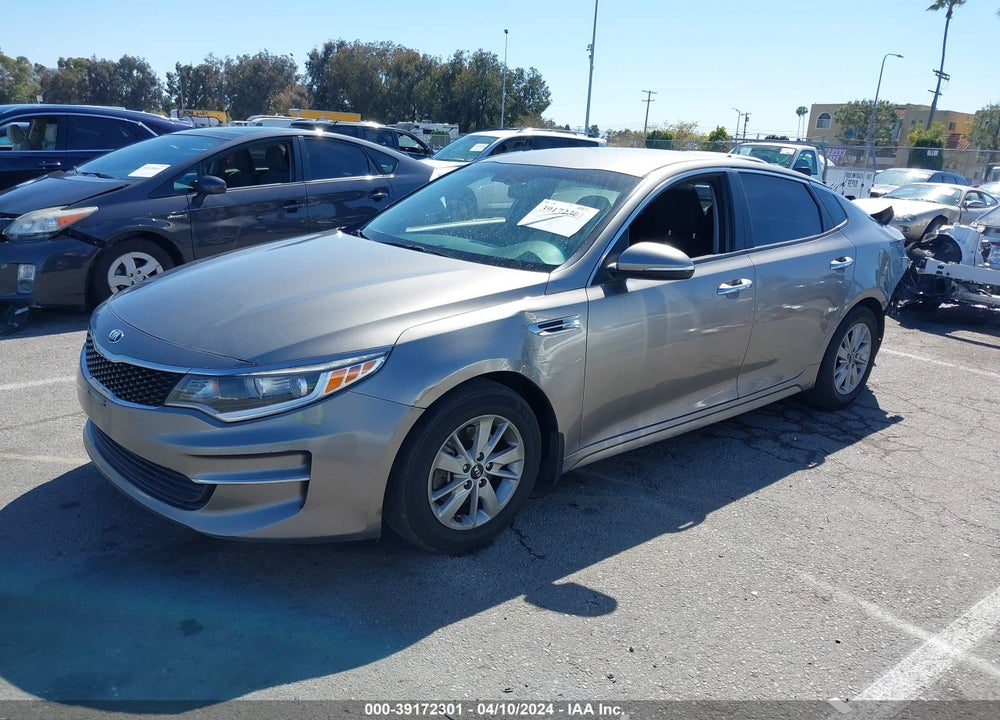 2016 KIA OPTIMA LX VIN: 5XXGT4L37GG076519