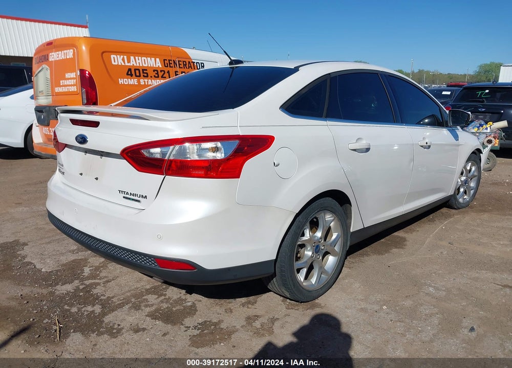 2013 FORD FOCUS TITANIUM VIN: 1FADP3J2XDL283659