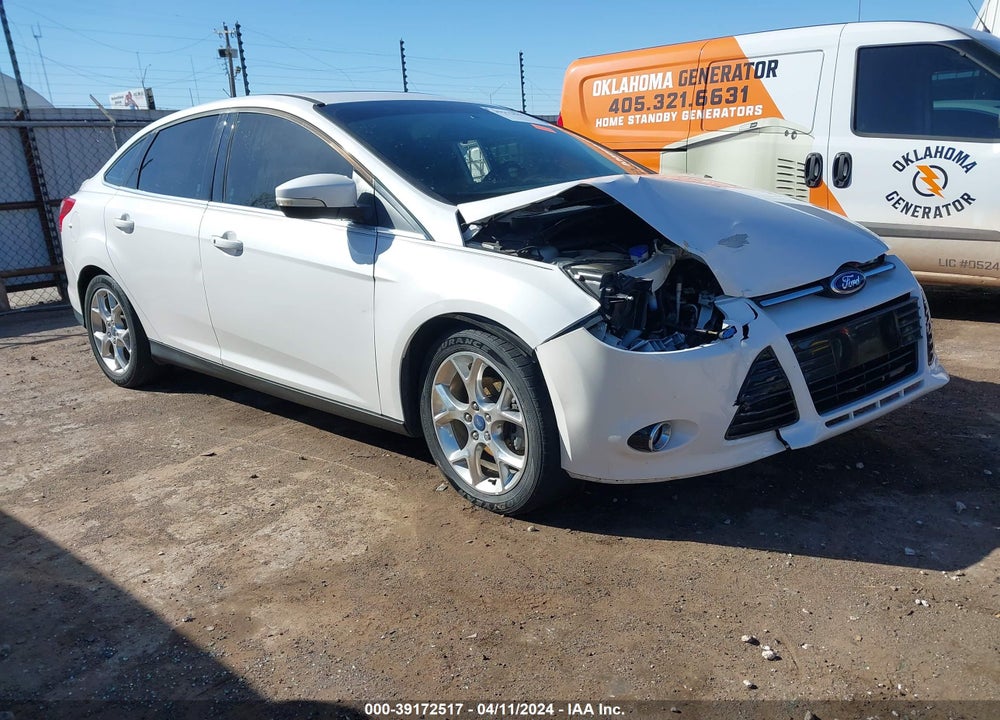2013 FORD FOCUS TITANIUM VIN: 1FADP3J2XDL283659