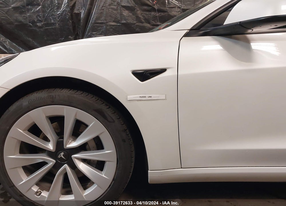 2022 TESLA MODEL 3 LONG RANGE DUAL MOTOR ALL-WHEEL DRIVE VIN: 5YJ3E1EB5NF247666