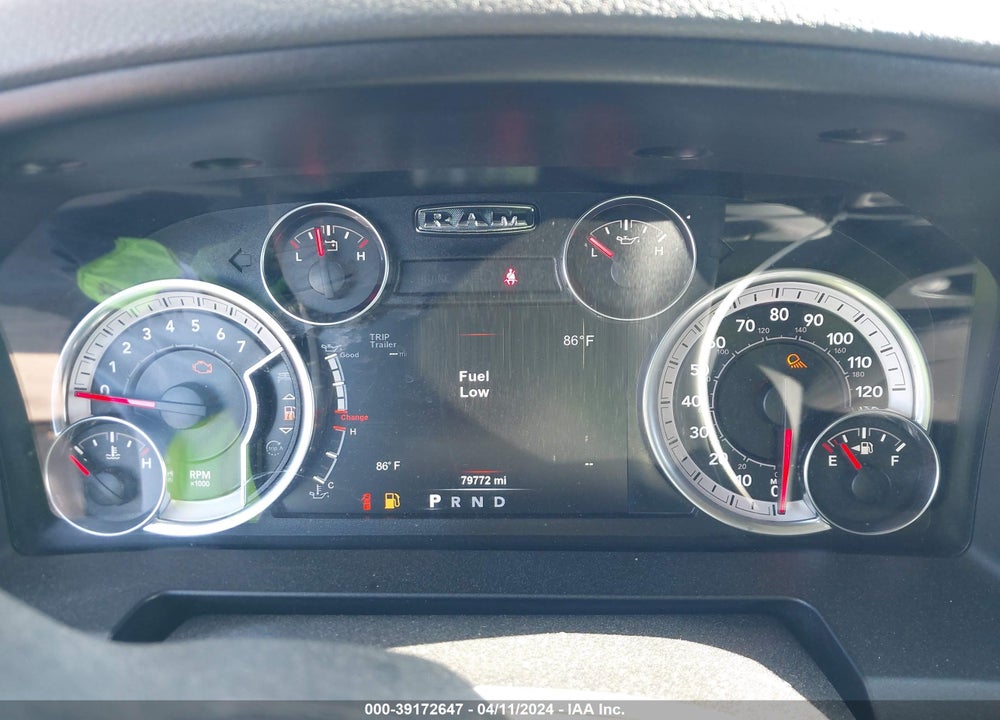 2019 RAM 1500 CLASSIC SLT 4X4 5'7 BOX VIN: 1C6RR7LT3KS605933