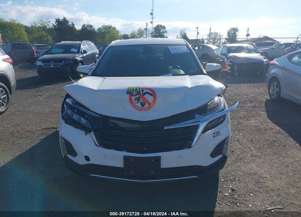 2022 CHEVROLET EQUINOX FWD LT VIN: 3GNAXKEV3NL216278