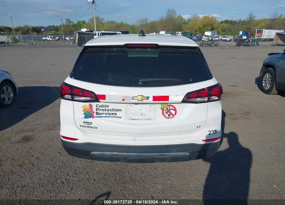 2022 CHEVROLET EQUINOX FWD LT VIN: 3GNAXKEV3NL216278
