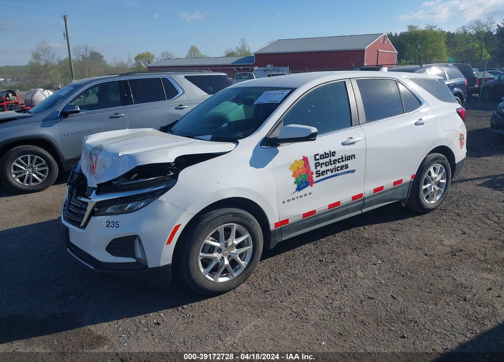 2022 CHEVROLET EQUINOX FWD LT VIN: 3GNAXKEV3NL216278