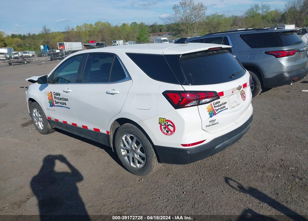 2022 CHEVROLET EQUINOX FWD LT VIN: 3GNAXKEV3NL216278
