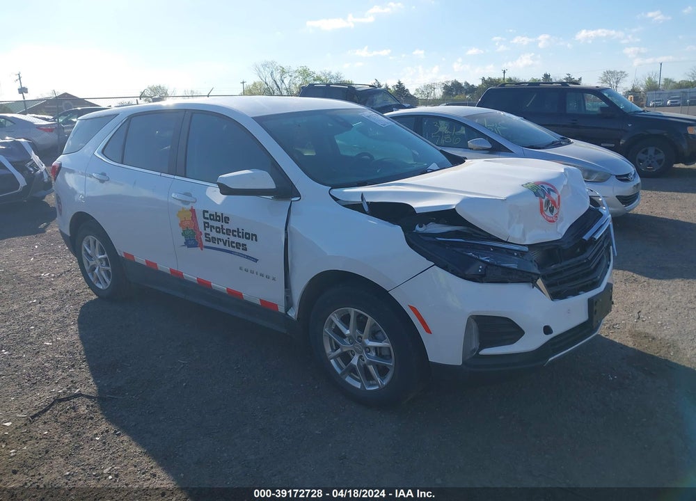 2022 CHEVROLET EQUINOX FWD LT VIN: 3GNAXKEV3NL216278