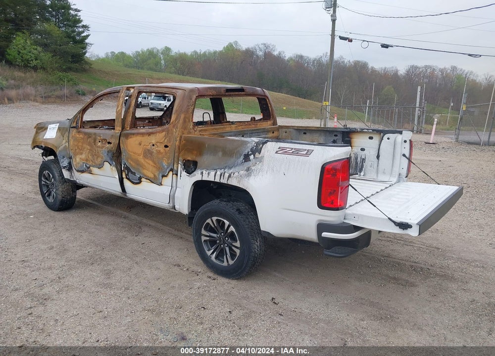2022 CHEVROLET COLORADO 2WD SHORT BOX Z71 VIN: 1GCGSDEN8N1333567