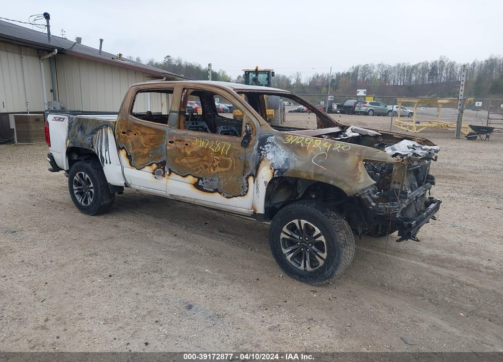 2022 CHEVROLET COLORADO 2WD SHORT BOX Z71 VIN: 1GCGSDEN8N1333567