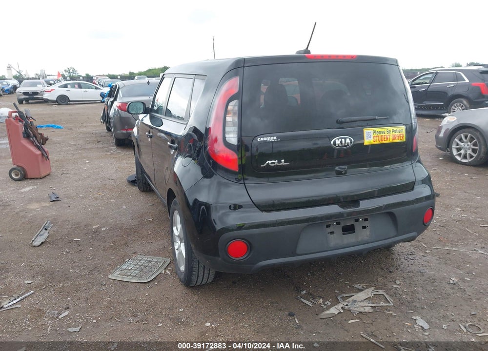 2018 KIA SOUL VIN: KNDJN2A27J7550032